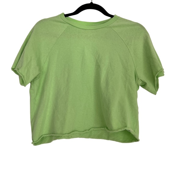Topshop Tops - GUC TOPSHOP/NORDSTROM LIME GREEN CROP TOP SZ SM/4